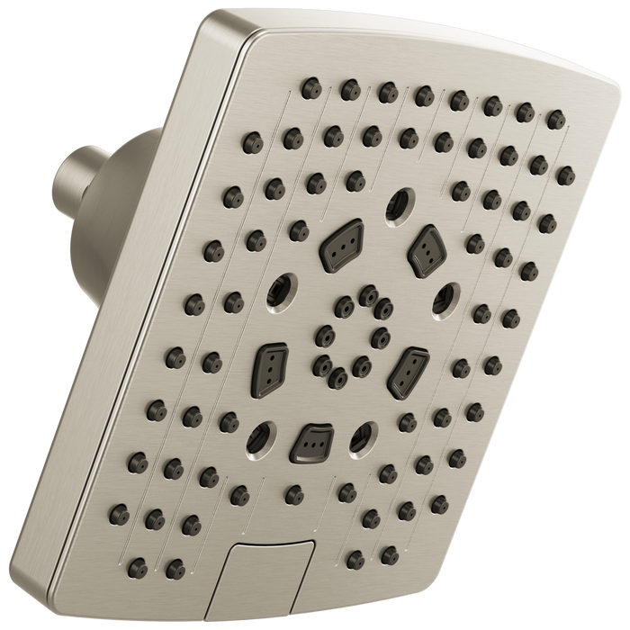 Brizo Universal Showering: 7” Linear Square H<sub>2</sub>Okinetic<sup></sup> Multi-Function Wall Mount Showerhead