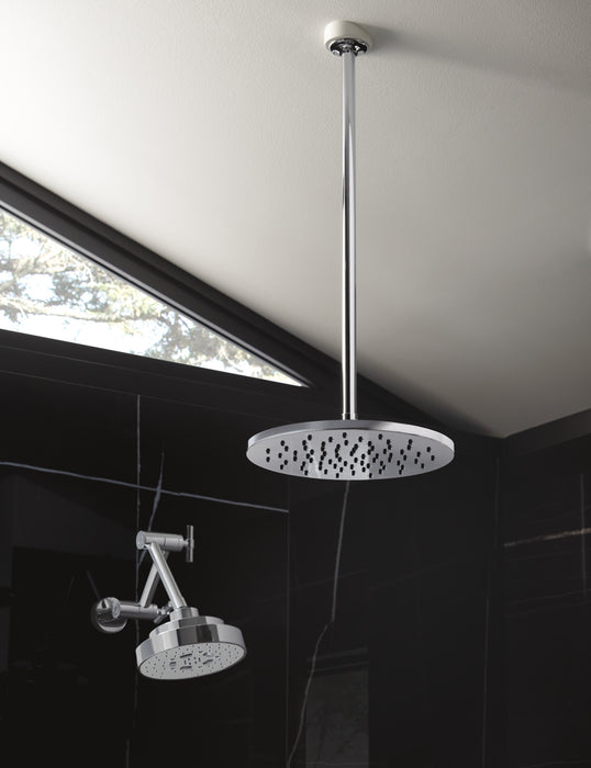 Brizo Essential Shower 87492 7" Linear Round H2Okinetic Multi-Function Wall Mount Shower Head - 1.75 GPM, Chrome