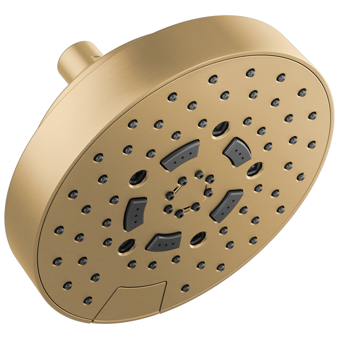 Brizo Essential Shower 87492 7” Linear Round H2Okinetic Multi-Function Wall Mount Shower Head - 1.5 GPM