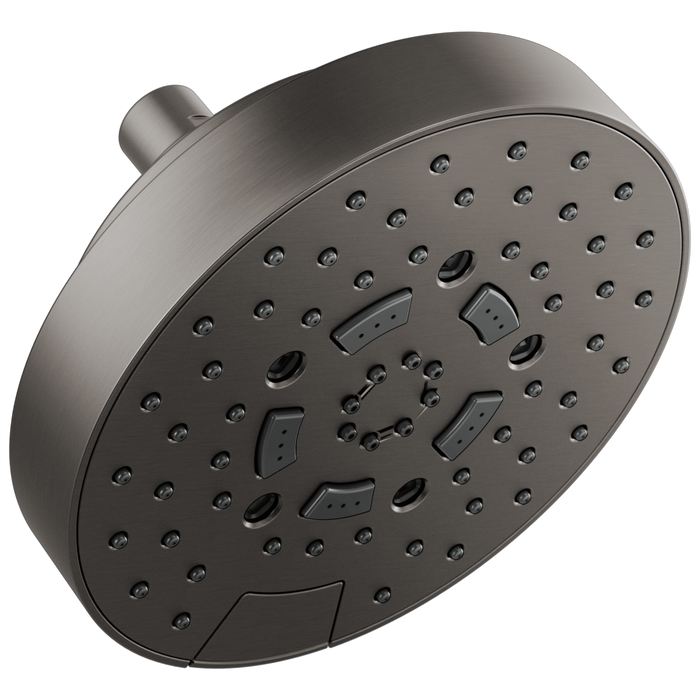 Brizo Essential Shower 87492 7” Linear Round H2Okinetic Multi-Function Wall Mount Shower Head - 1.5 GPM