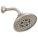 Brizo Universal Showering: 7" Classic Round H2Okinetic Multi-Function Wall Mount Shower Head - 1.75 GPM