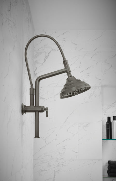 Brizo Essential Shower 87495 7" Classic Round H2Okinetic Multi-Function Wall Mount Shower Head - 1.75 GPM, Luxe Steel