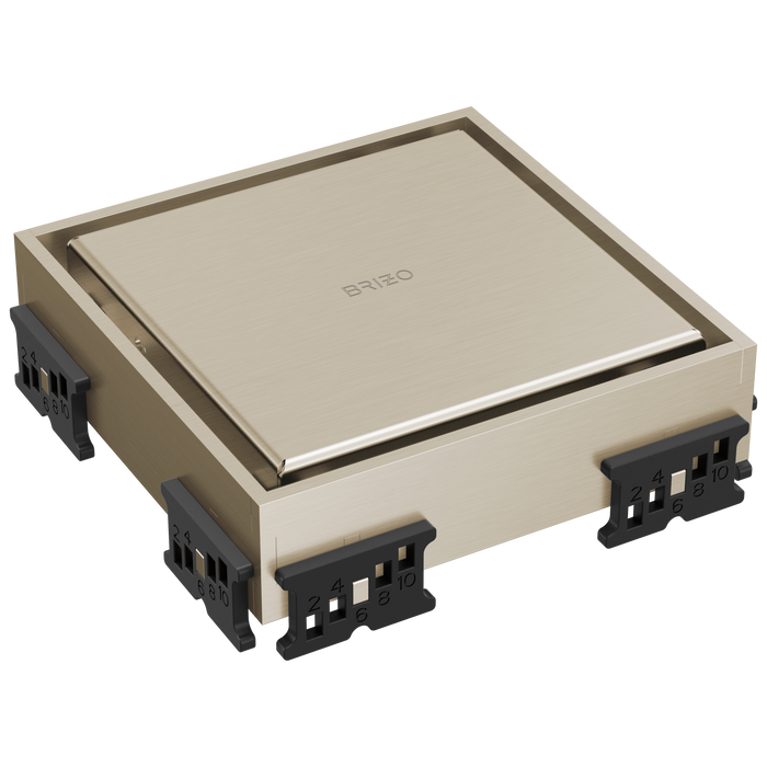 Brizo BT062418 4" Reversible Square Point Shower Drain