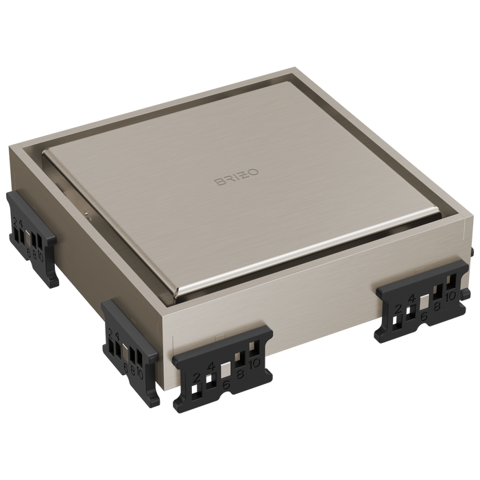 Brizo BT062418 4" Reversible Square Point Shower Drain