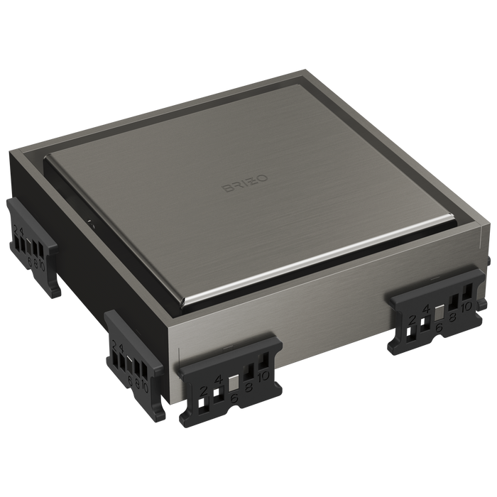 Brizo BT062418 4" Reversible Square Point Shower Drain