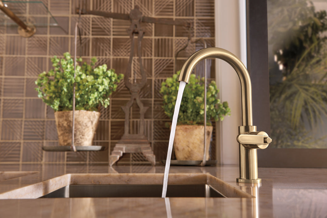 Brizo Litze: Bar Faucet with Arc Spout and Industrial Handle