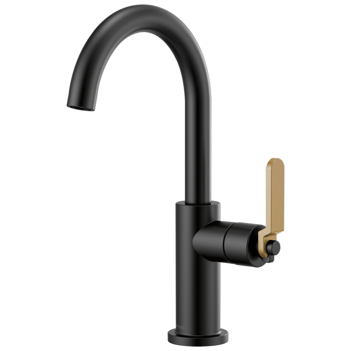 Brizo Litze: Bar Faucet with Arc Spout and Industrial Handle