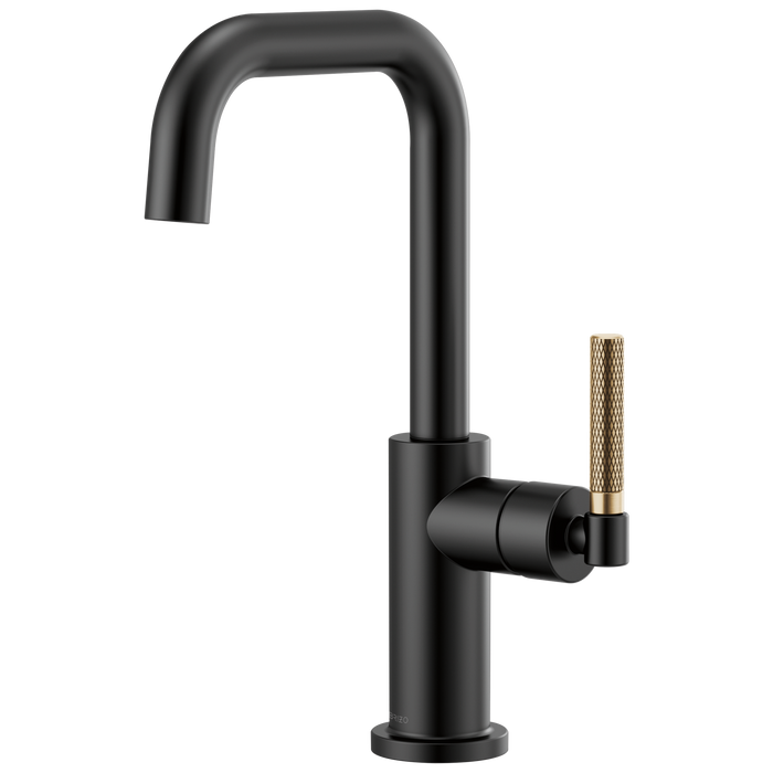 Brizo Brizo Litze:61053LF Bar Faucet with Square Spout and Knurled Handle Kit