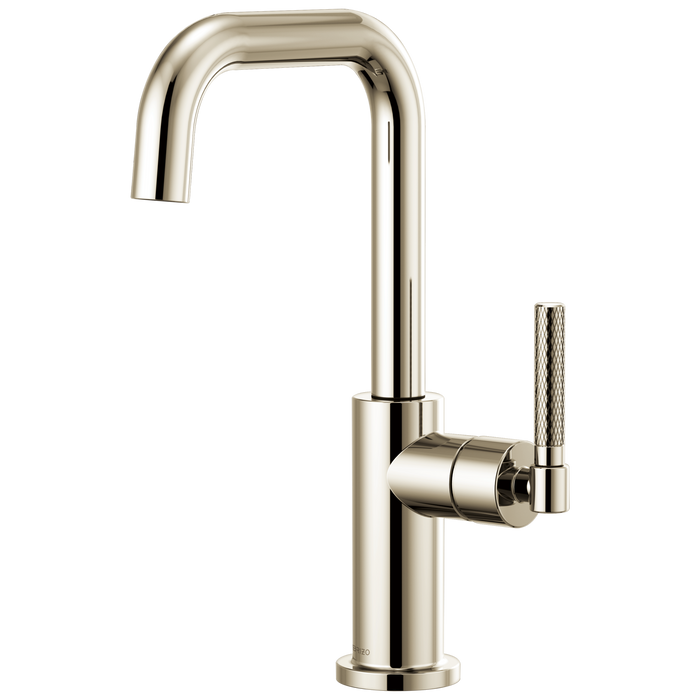 Brizo Brizo Litze:61053LF Bar Faucet with Square Spout and Knurled Handle Kit