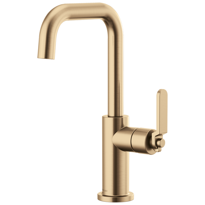 Brizo Litze:61054LF Bar Faucet with Square Spout and Industrial Handle Kit