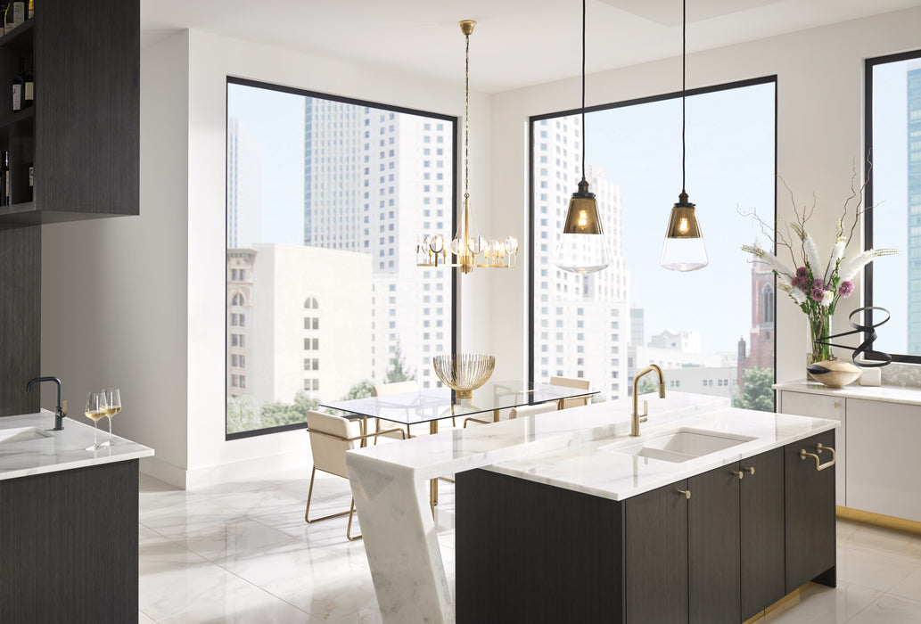 Brizo Litze:61054LF Bar Faucet with Square Spout and Industrial Handle Kit