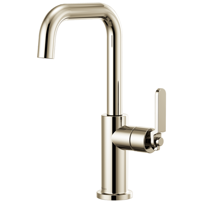 Brizo Litze:61054LF Bar Faucet with Square Spout and Industrial Handle Kit