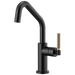 Brizo Litze: Bar Faucet with Angled Spout and Knurled Handle