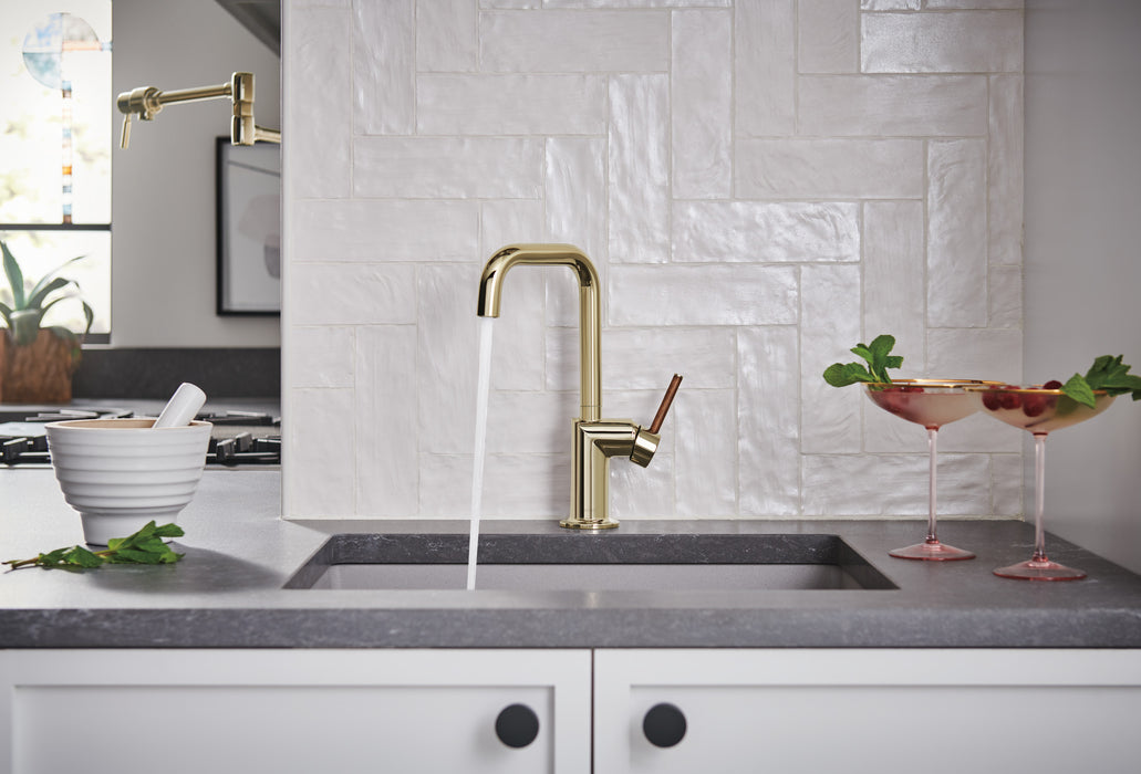Brizo Odin: Bar Faucet with Square Spout - Less Handle