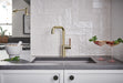 Brizo Odin 61065LF Bar Faucet with Square Spout - Less Handle