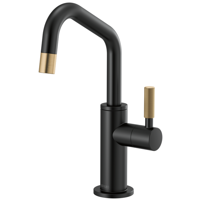 Brizo Litze:61363LF Beverage Faucet with Angled Spout and Knurled Handle