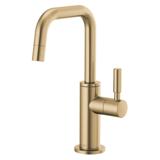 Brizo Odin 61365LF Beverage Faucet with Square Spout, luxe gold - view 2