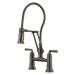 Brizo Rook 62174LF Articulating Bridge Faucet with Finished Hose