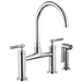 Brizo Litze 62543LF Bridge Faucet with Arc Spout and Knurled Handle