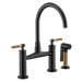 Brizo Litze 62543LF Bridge Faucet with Arc Spout and Knurled Handle
