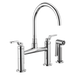 Brizo Litze:62544LF Bridge Faucet with Arc Spout and Industrial Handle