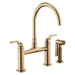 Brizo Litze:62544LF Bridge Faucet with Arc Spout and Industrial Handle