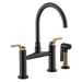 Brizo Litze:62544LF Bridge Faucet with Arc Spout and Industrial Handle