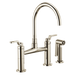 Brizo Litze:62544LF Bridge Faucet with Arc Spout and Industrial Handle
