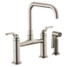 Brizo Litze:62554LF Bridge Faucet with Square Spout and Industrial Handle