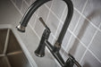 Brizo Tulham 62558LF Bridge Kitchen Faucet with Side Sprayer