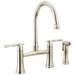 Brizo Tulham 62558LF Bridge Kitchen Faucet with Side Sprayer