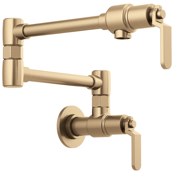 Brizo Litze 62844LF Wall Mount Pot Filler with Industrial Handle Kit