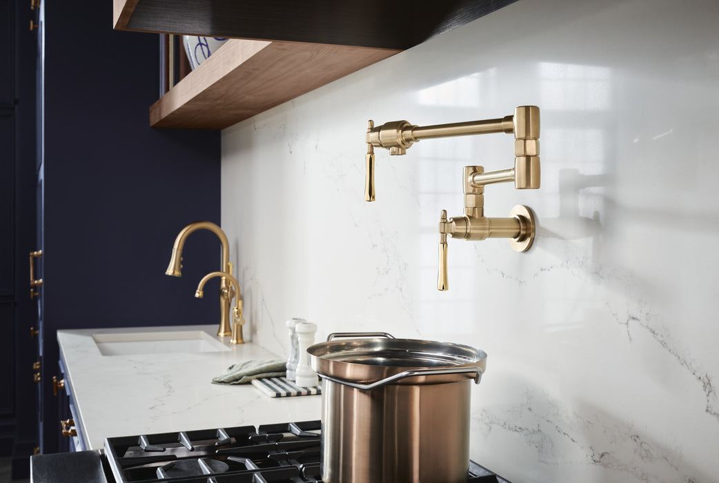 Brizo Tulham 62858LF Wall Mount Pot Filler