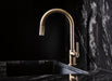 Brizo Litze 63043LF Pull-Down Faucet with Arc Spout and Knurled Handle