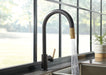 Brizo Litze 63043LF Pull-Down Faucet with Arc Spout and Knurled Handle