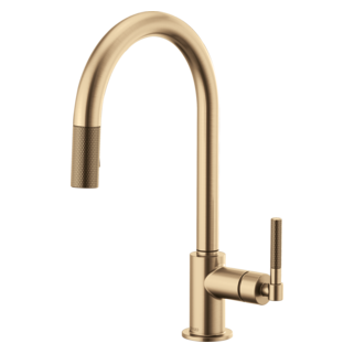 Brizo Litze:63043LF Pull-Down Faucet with Arc Spout and Knurled Handle