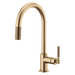 Brizo Litze:63043LF Pull-Down Faucet with Arc Spout and Knurled Handle