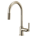 Brizo Litze:63043LF Pull-Down Faucet with Arc Spout and Knurled Handle