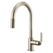 Brizo Litze: Pull-Down Faucet with Arc Spout and Industrial Handle