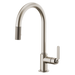 Brizo Litze: Pull-Down Faucet with Arc Spout and Industrial Handle