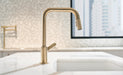 Brizo Litze:63054LF Pull-Down Faucet with Square Spout and Industrial Handle