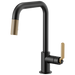 Brizo Litze:63054LF Pull-Down Faucet with Square Spout and Industrial Handle