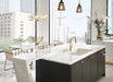 Brizo Litze:63064LF Pull-Down Faucet with Angled Spout and Industrial Handle