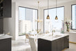 Brizo Litze:63064LF Pull-Down Faucet with Angled Spout and Industrial Handle