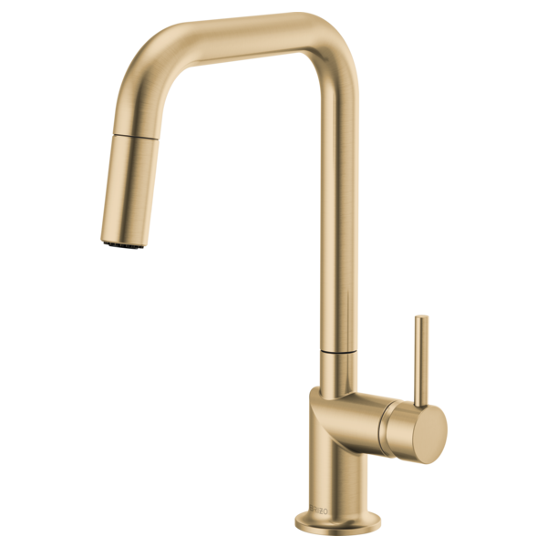 Brizo Odin: Pull-Down Faucet with Square Spout - Less Handle