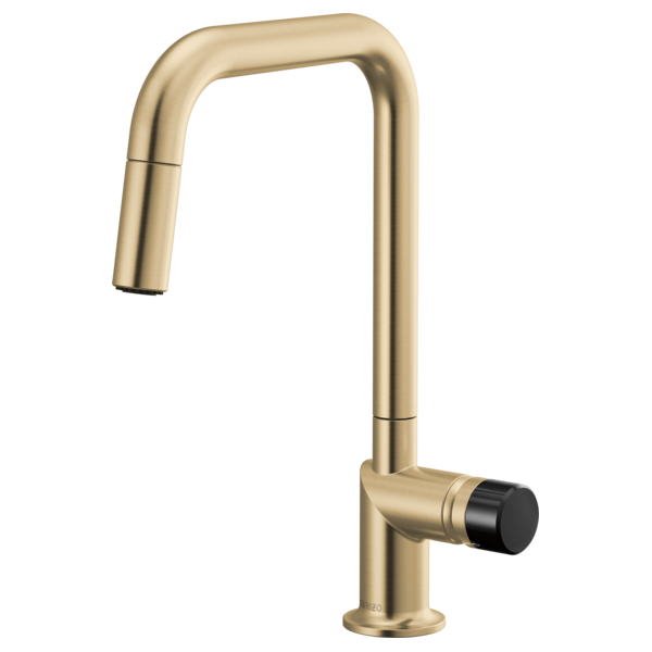 Brizo Odin: Pull-Down Faucet with Square Spout - Less Handle