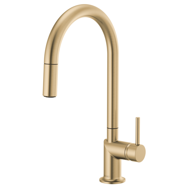 Brizo Odin: Pull-Down Faucet with Arc Spout - Less Handle
