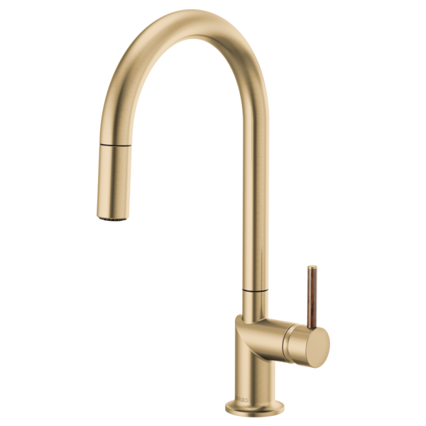 Brizo Odin: Pull-Down Faucet with Arc Spout - Less Handle