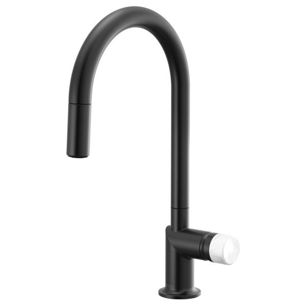 Brizo Odin: Pull-Down Faucet with Arc Spout - Less Handle