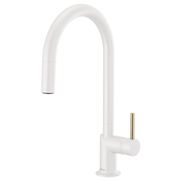 Brizo Odin: Pull-Down Faucet with Arc Spout - Less Handle